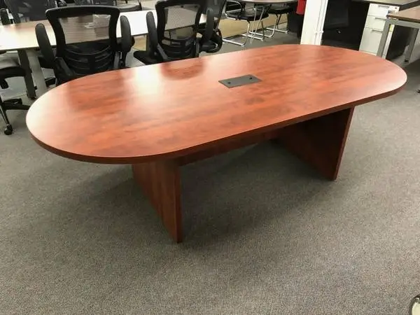 *9 Colors New in Box 6,8,10+ ft Racetrack Conference Table w/power opt