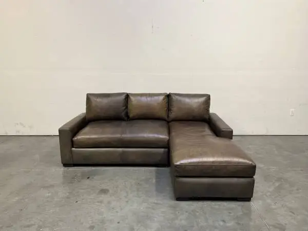 Restoration Hardware Leather Sofa