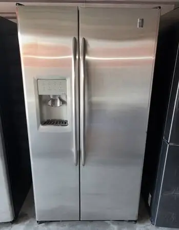 GE Stainless Steel Refrigerator And Freezer
