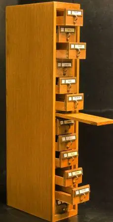 Thin tall LIBRARY CATALOG, U.C. Berkeley Music Library