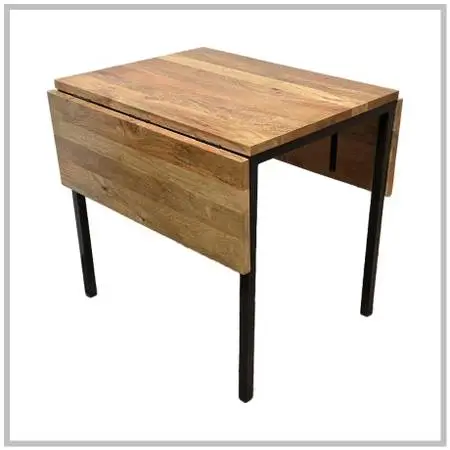 West Elm Box Frame Drop Leaf Dining Table