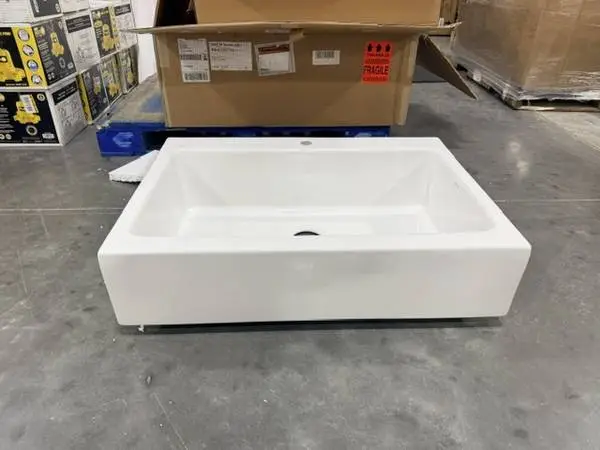 Parker 34 1-Hole Quick-Fit Farmhouse/Apron-Front Drop-In Kitchen Sink