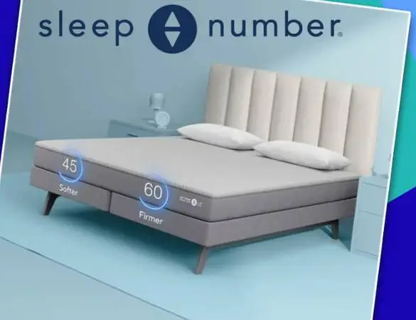 Sleep Number bed with adjustable base - Queen - $3500 new