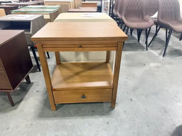 Shelburne Brown 23 Nightstand 1 Drawer Pull Out Tray Side Table