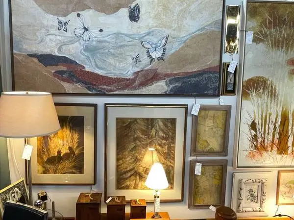 Mid century modern for sale Booth 187 at the Aurora Antique Pavilion