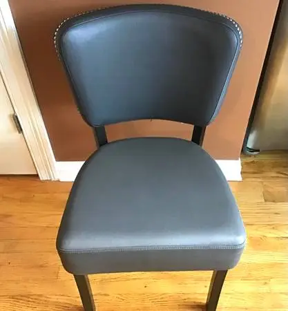 Chair MTS seat with accent nail trim H 19”