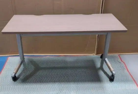 *1 New Tan 54w X 24d Flip Top Training Table Desk MSRP$940