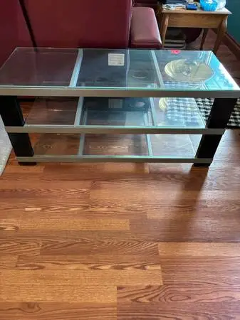 Glass TV Stand