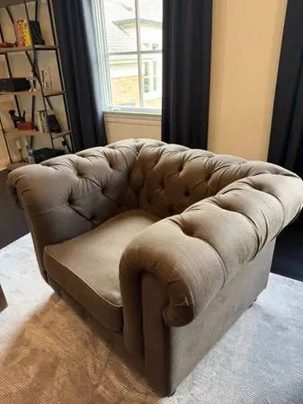 Restoration Hardware two Couch Chairs for sale