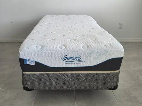 Like New Twin Mattress, boxspring, and Frame