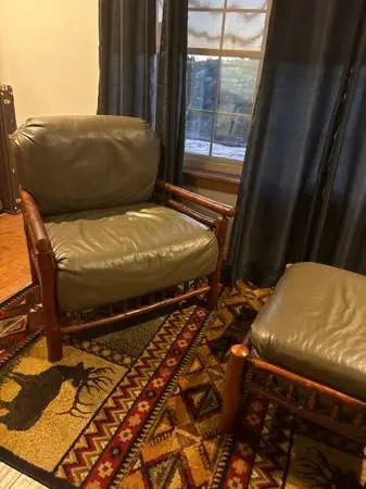 Chair and ottoman