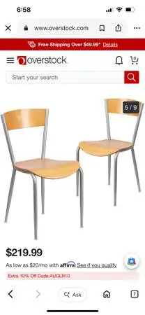 Dining room chairs