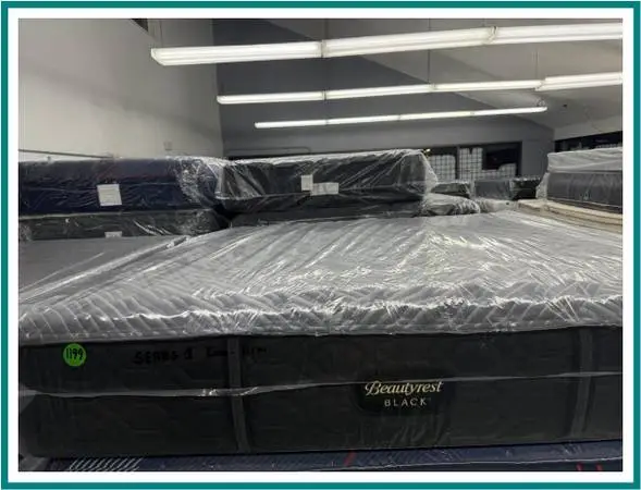 KING SIZE SIMMONS BEAUTYREST BLACK SERIES 1 MATTRESS & BOXES BED SET