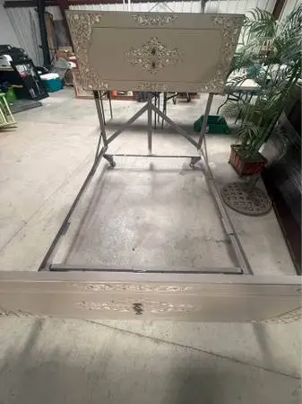 2 Vintage Ornate Carved Bed Frame queen/full size $250