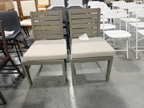Homestyles Gray Sustain Outdoor Dining Chair (Set Of 2) Brand New