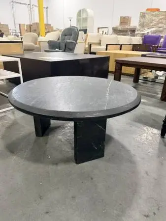 Four Hands Dakota Black  32 Marble Coffee Table Brand New