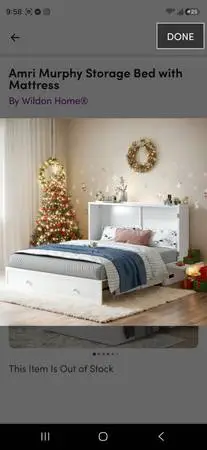 Like new Murphy bed