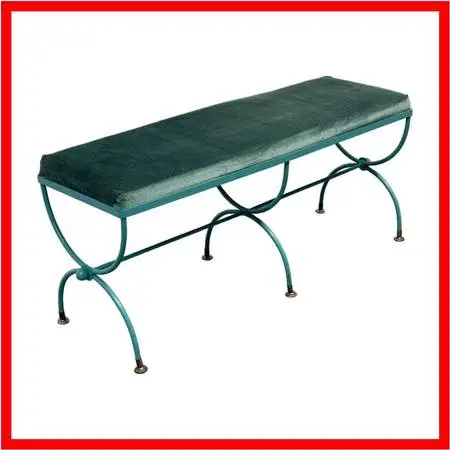 Hollywood Regency Style Bench