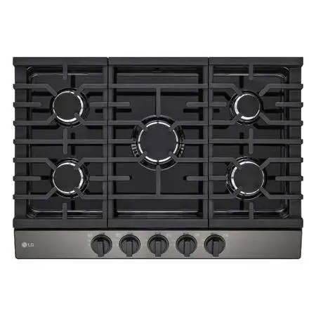 LG 30-in 5 burners Black Stainless steel Gas Cooktop Warranty !!