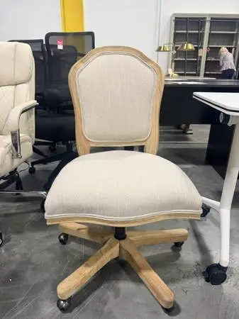 Laurel Foundry Modern Farmhouse Swope Natural Task Office Desk Chair