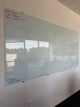 Pre-Owned 8 x 4 Wall Hung Glass Board- 3 Available