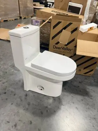 Deervalley Liberty 12 Rough In 1-Piece 1.1/1.6 GPF Dual Flush Toilet