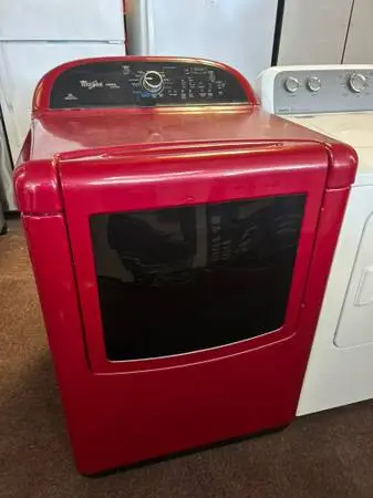 Electric Dryer Red Finish Whirlpool