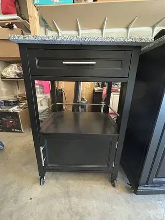 Cabinets - granite top $60 for both