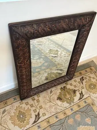 Woven frame Wall Miror