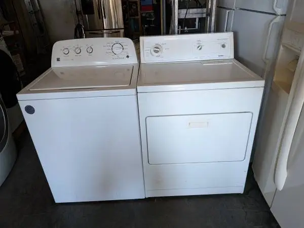 Kenmore washer and gas dryer