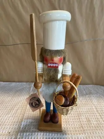 Holzkunst Christian Ulbricht Nutcracker Chef Baker-5.5X18.5X7
