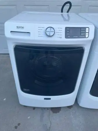 white maytag washer