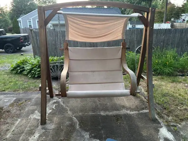 Patio Swing with Canopy