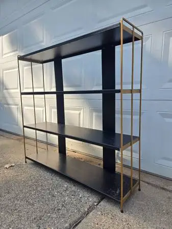 Mid Century Modern Metalwork Bookshelf