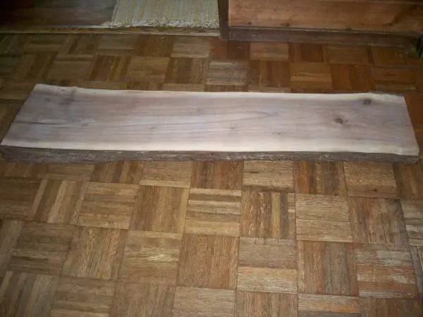 Black Walnut mantle slab