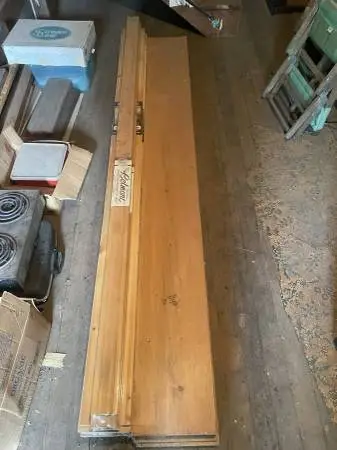 Dry unused pine boards, & packs of pine paneling & pine trim