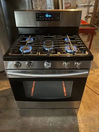 Samsung gas stove installed