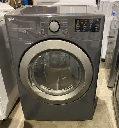 SALE: LG 7.3 Cu. Ft. Electric Dryer with Sensor Dry - White