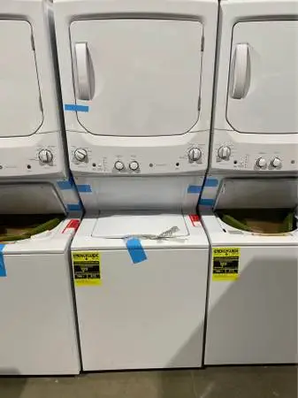 SALE: Open Box GE 27 Electric Stacked Laundry Center