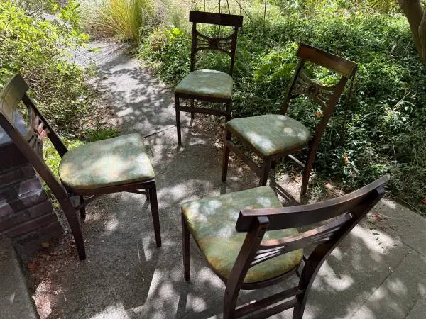 Vintage folding chairs