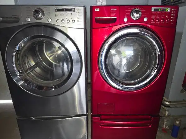 LG washer and gas dryer