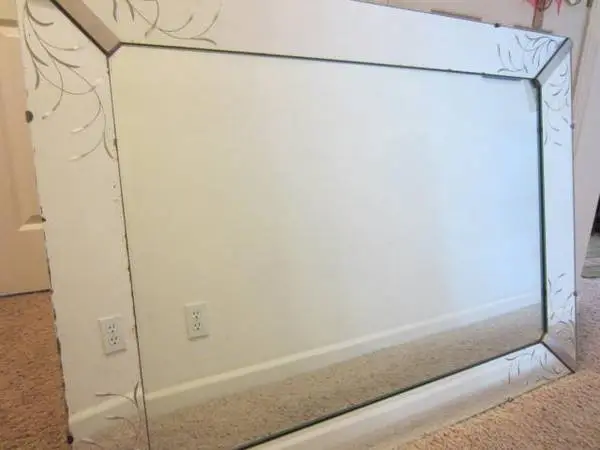 Large Etched Mirror