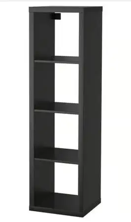 New in box IKEA KALLAX Black Shelf Unit