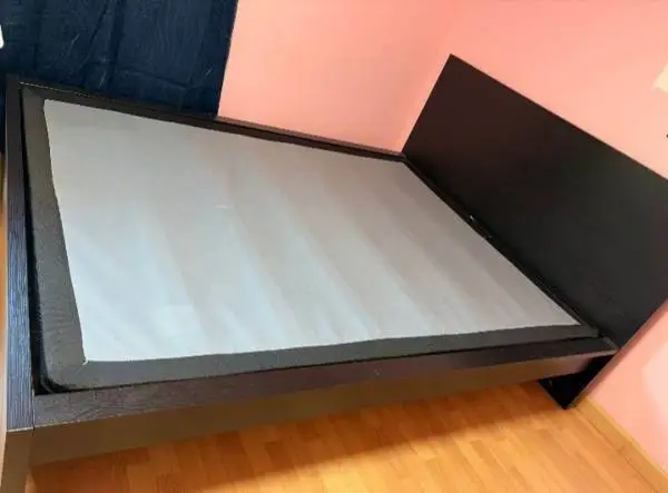 IKEA Malm Queen Size Bed Frame High Profile. You can add Drawers Storage under t