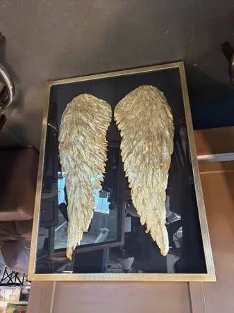 Z Gallerie Guilded Wings Framed Art- 30X40