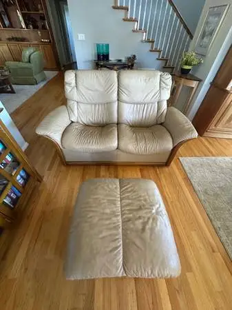 Ekornes Stressless Couch and Ottoman