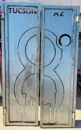 New Security Entry Gates 1 1/2” inch Metal