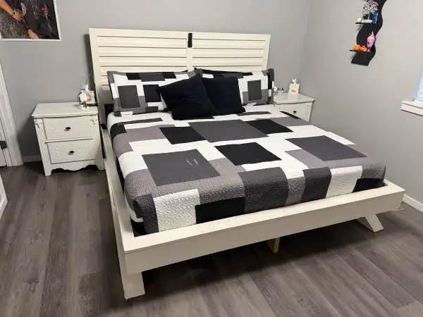 King bed frame