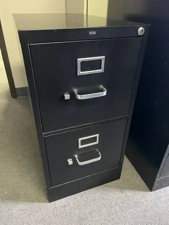 2 Drawer File, Filing Cabinet. Quality Hon Brand. Locking