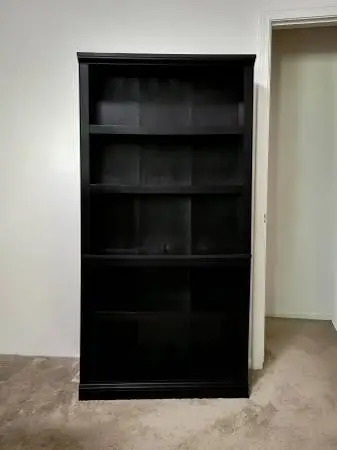 Espresso 5-Shelf Bookcase